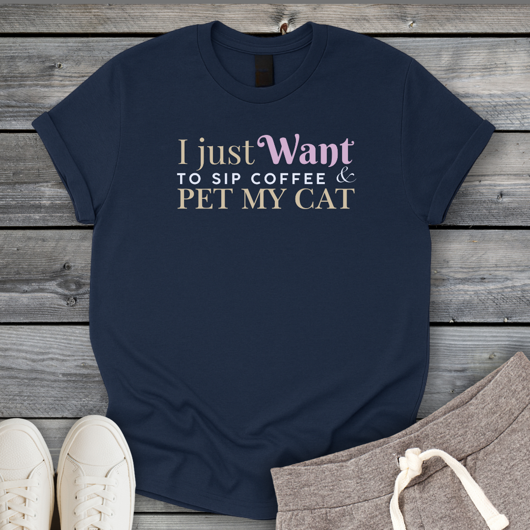 Coffee With My Cat T-Shirt