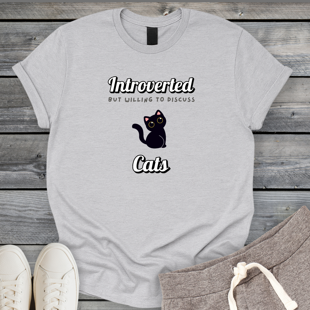 Willing To Discuss Cats T-Shirt