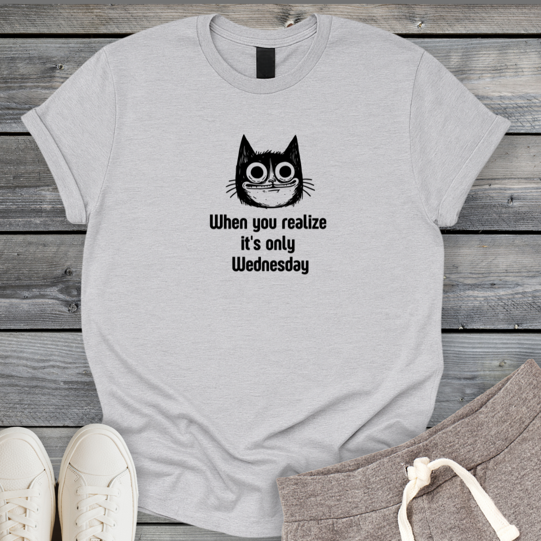 It's Only Wednesday Cat T-Shirt