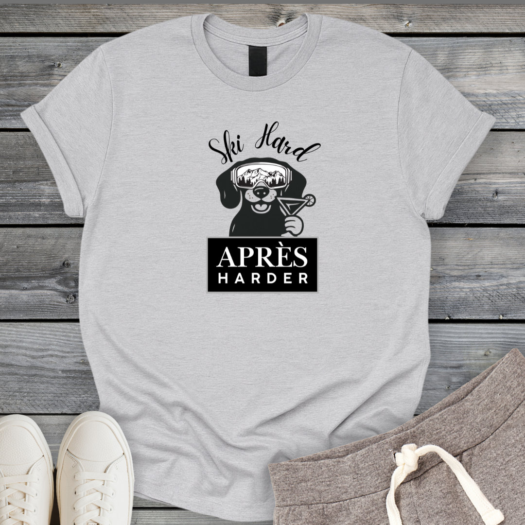 Apres Harder Dachshund T-Shirt