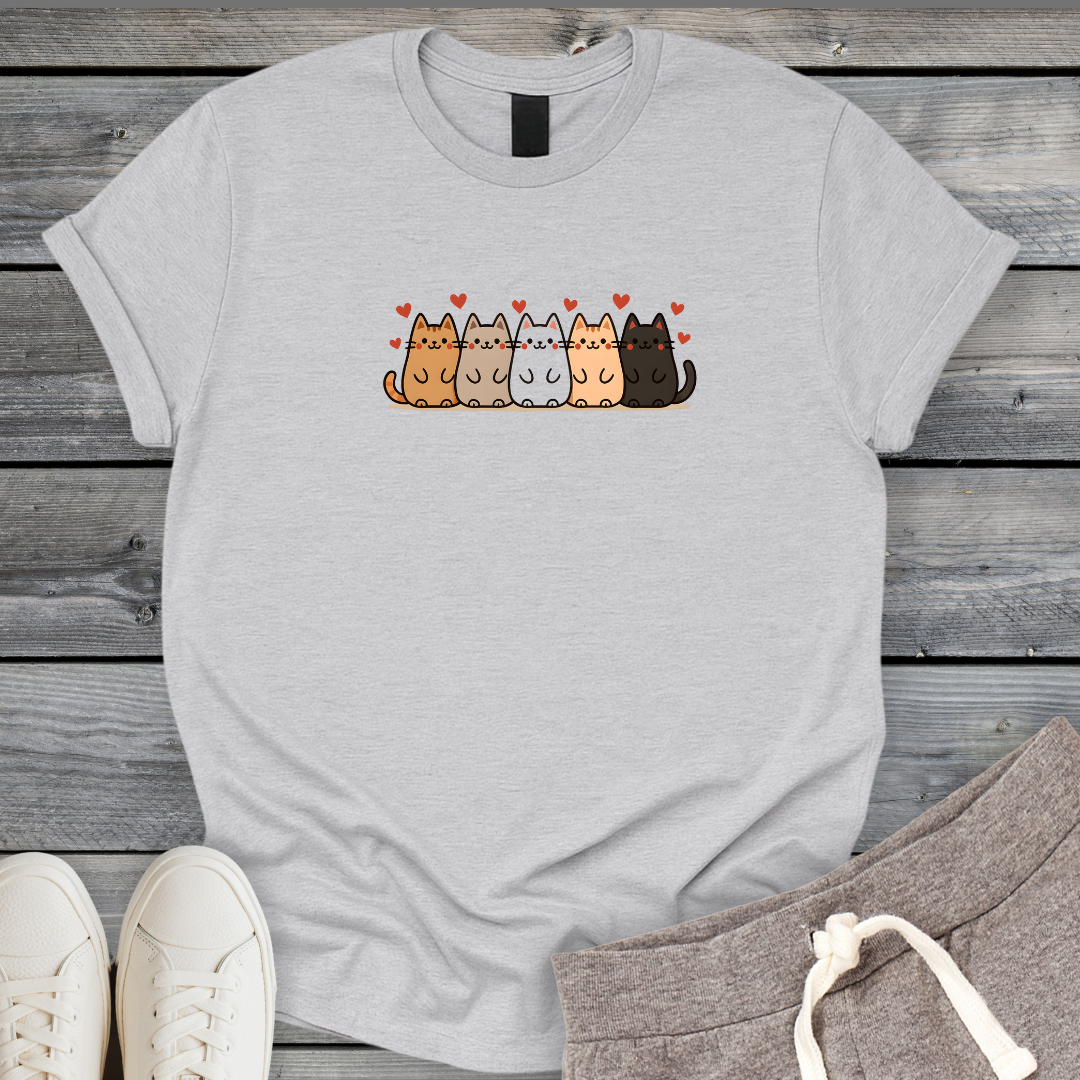 Purrfect Cat Squad T-Shirt