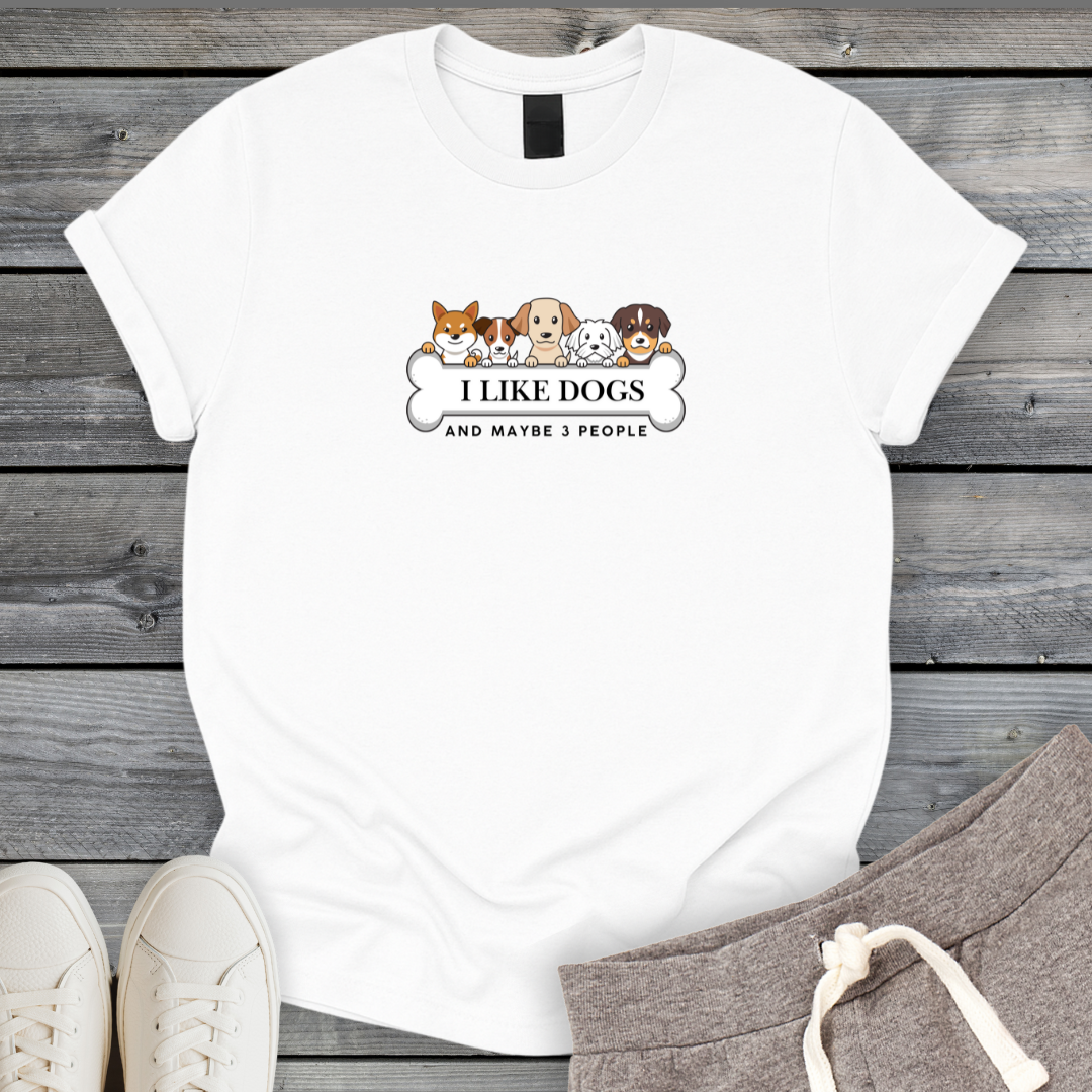 Dogs & 3 People T-Shirt