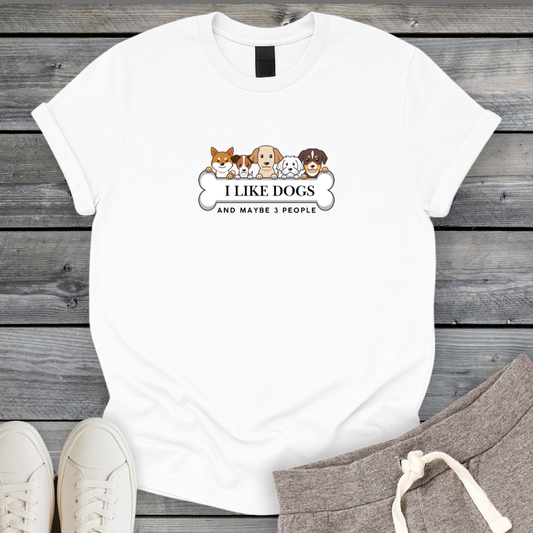 Dogs & 3 People T-Shirt