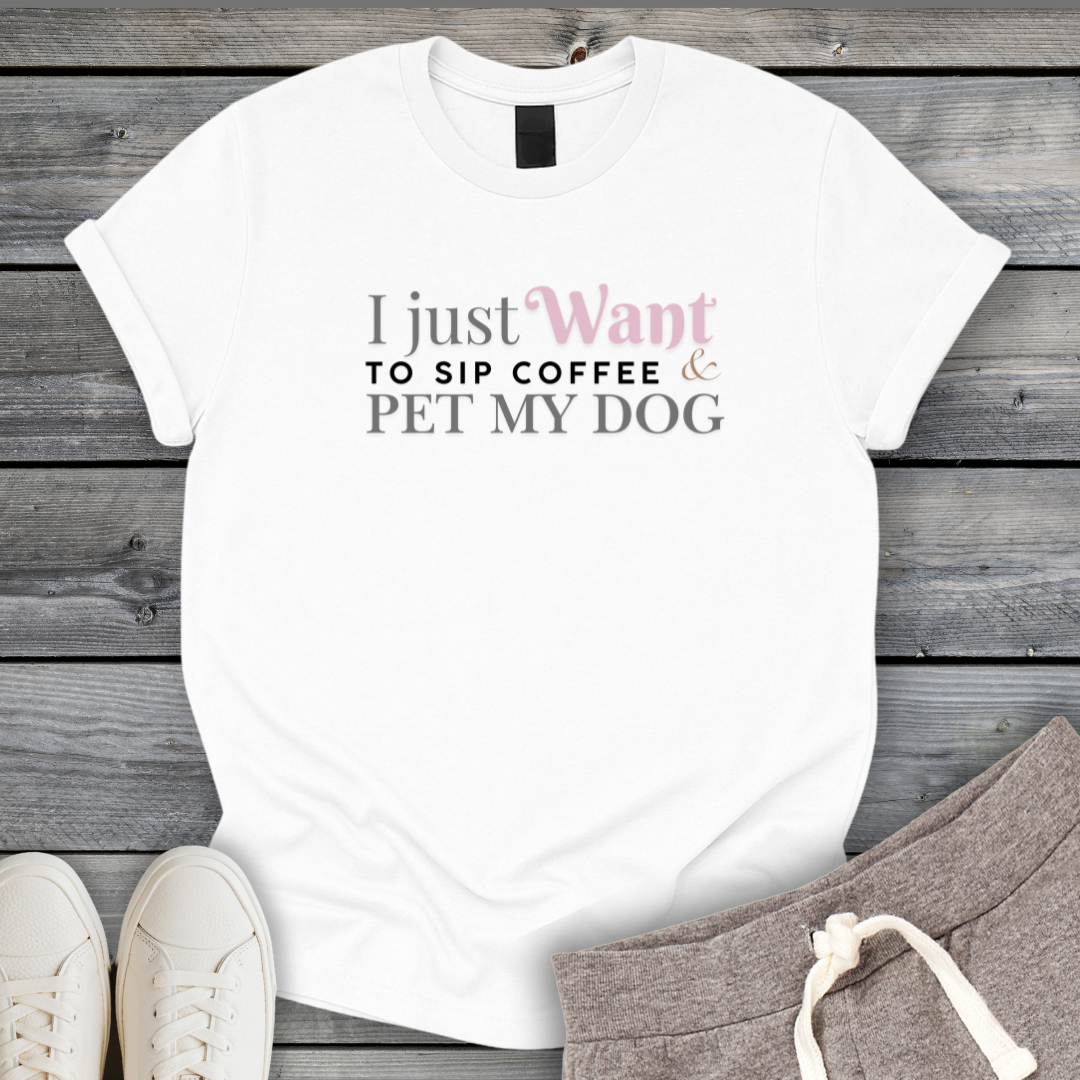 Coffee With My Dog T-Shirt