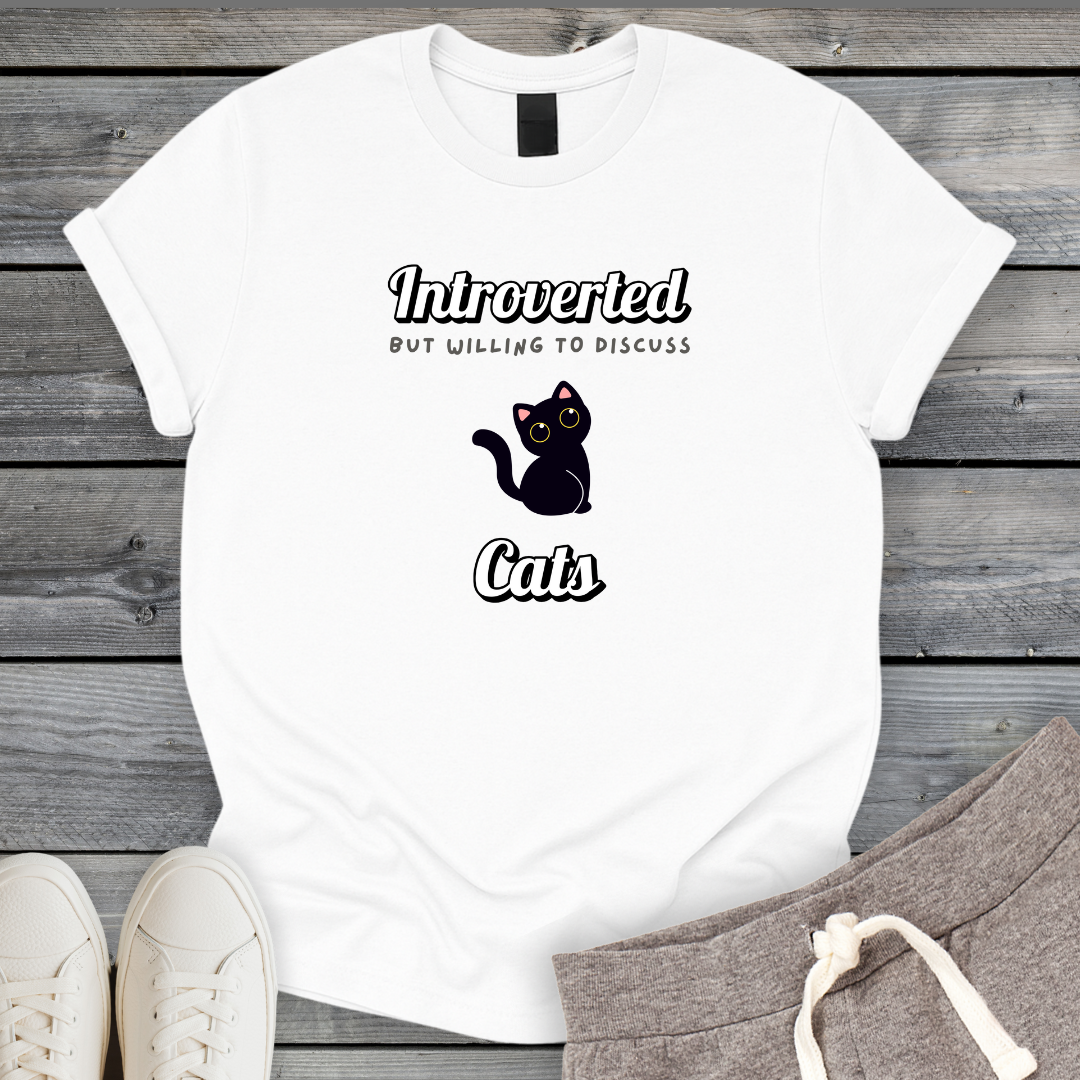 Willing To Discuss Cats T-Shirt